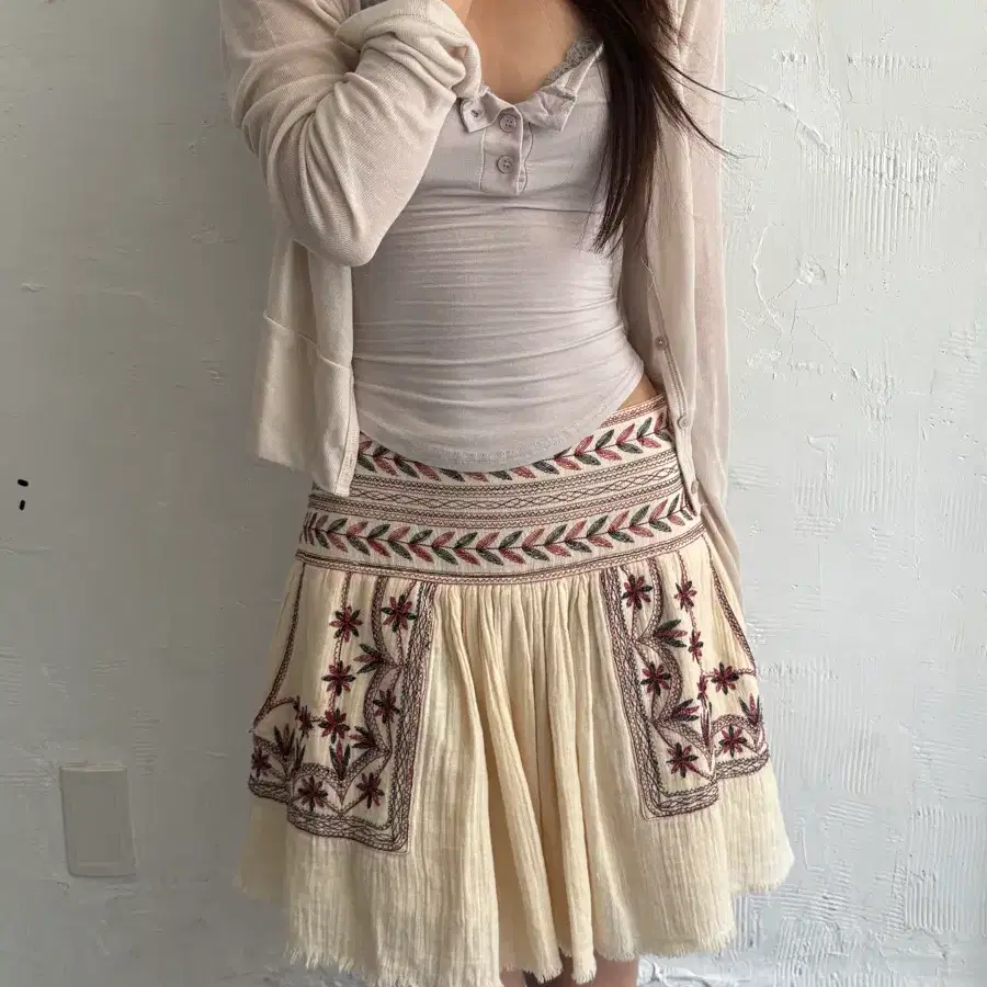 Isabel Marant 이자벨마랑 에뚜왈 피카딜리아 자수 스커트