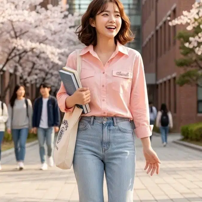 분홍색 셔츠
