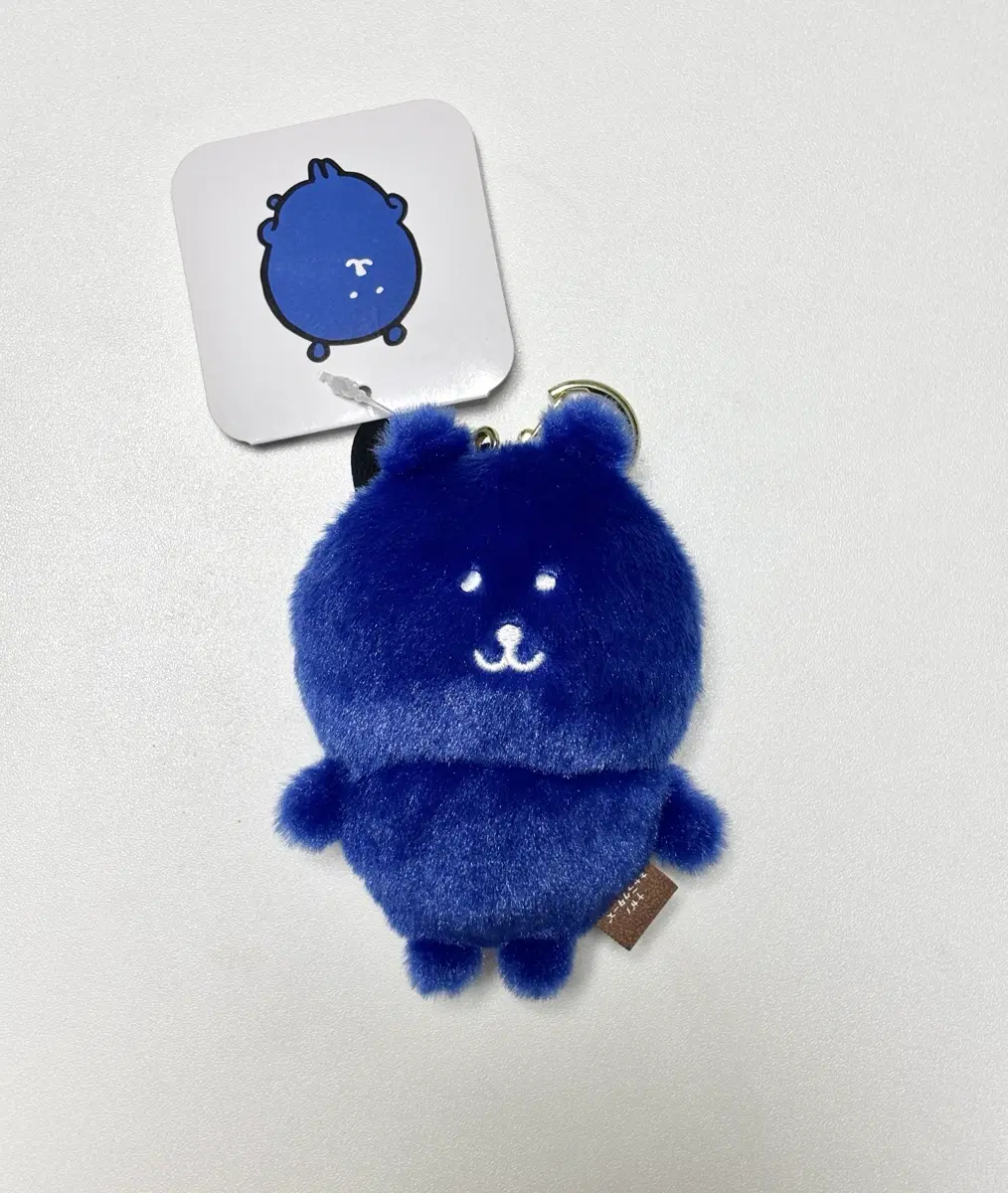 나가노마켓 컬러 농담곰 인형 키링 블루