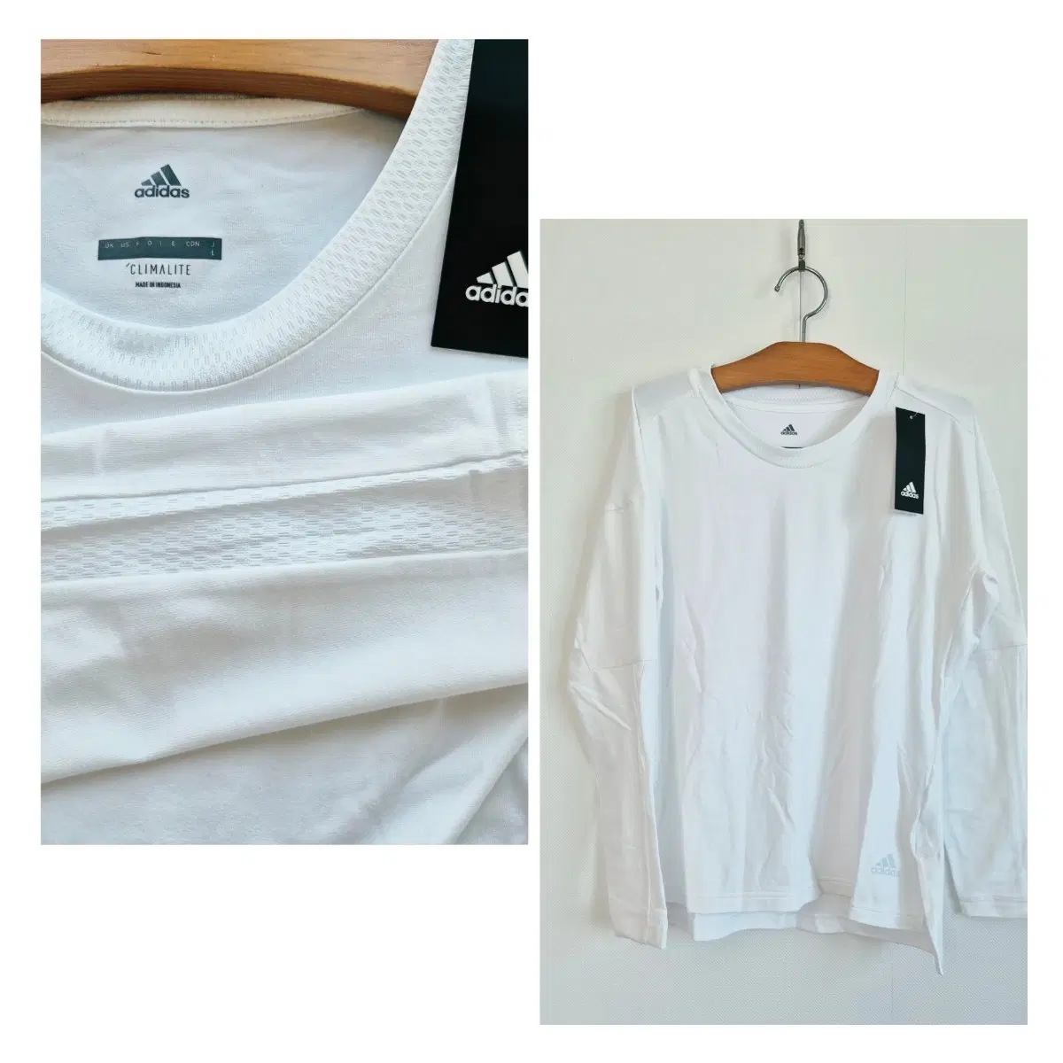 [새상품/L] 아디다스 클라이마라이트 긴팔티셔츠 / adidas