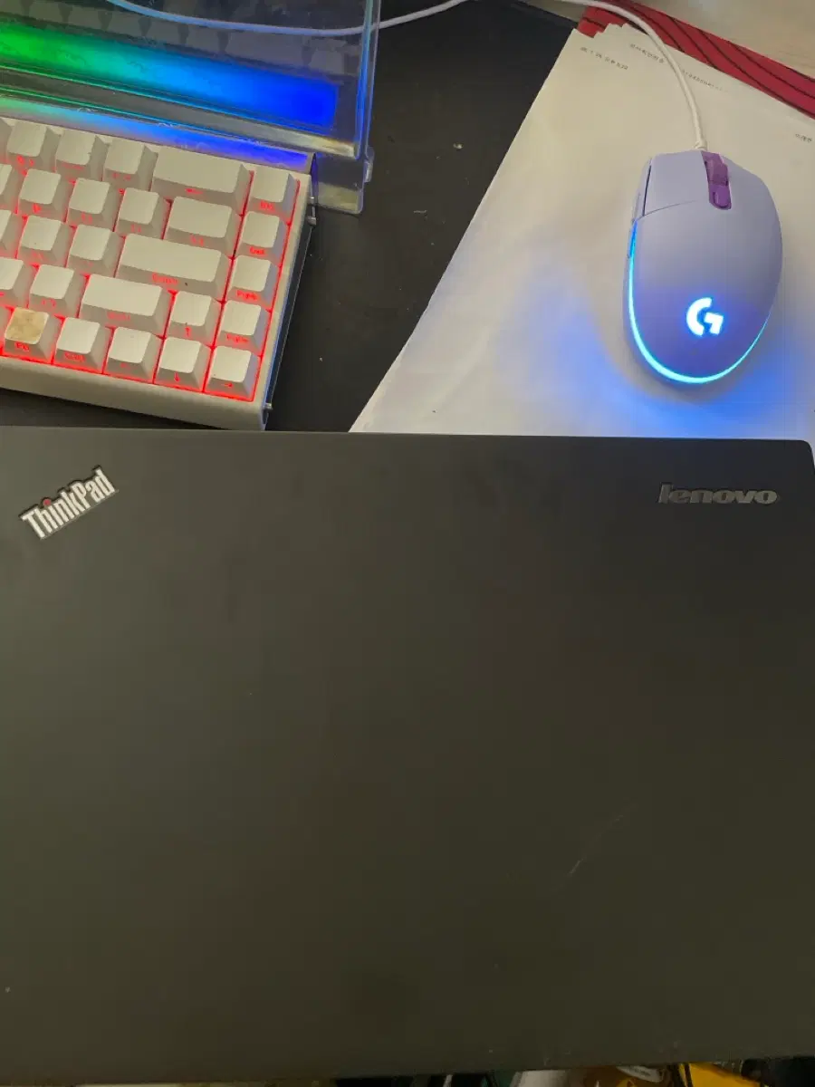 급처Lenovo ThinkPad 전원 정상 액정 일부 출력 수리부품용