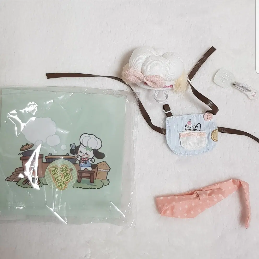 10cm 강아지 요리사 세트 인형 옷