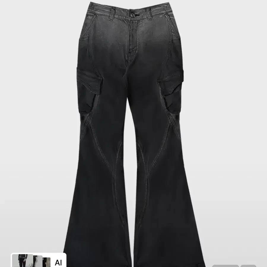 BLR 비엘알 Curved Multi Cargo Work Pants