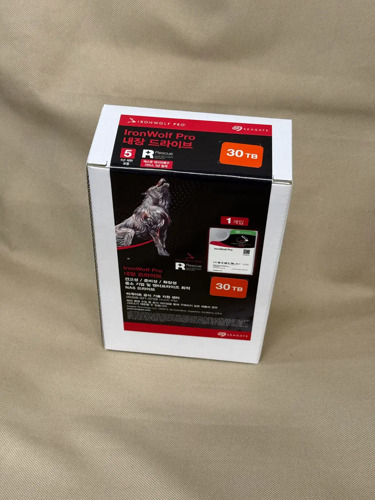 Seagate IronWolf Pro 30TB HDD NAS 하드디스크