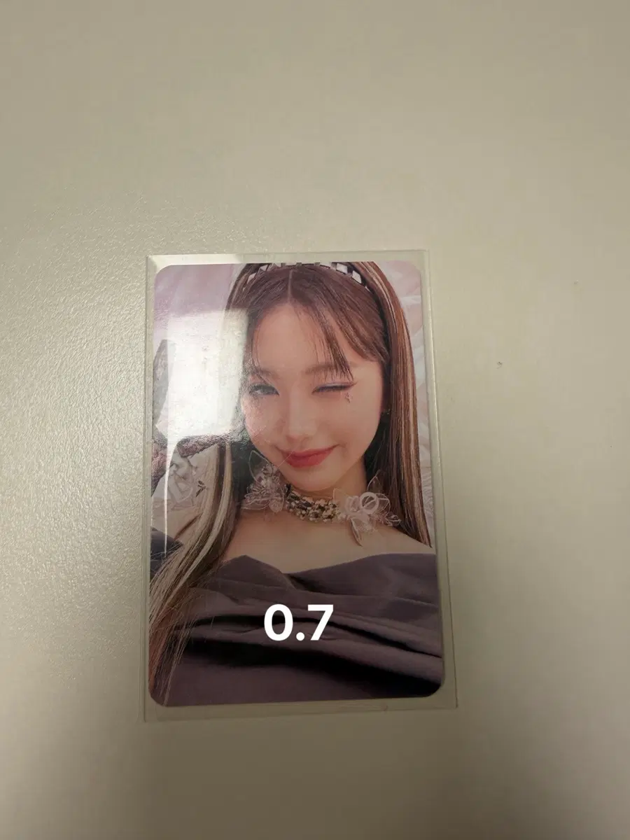 스위치 on버전 장원영 포카 (하자 아주 약간 있어요 !!)