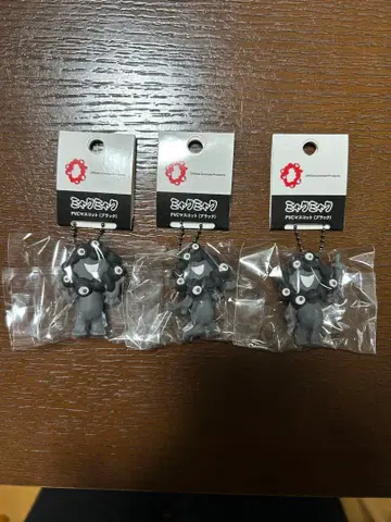 미야쿠미야쿠 PVC 마스코트 (블랙) 3종 세트