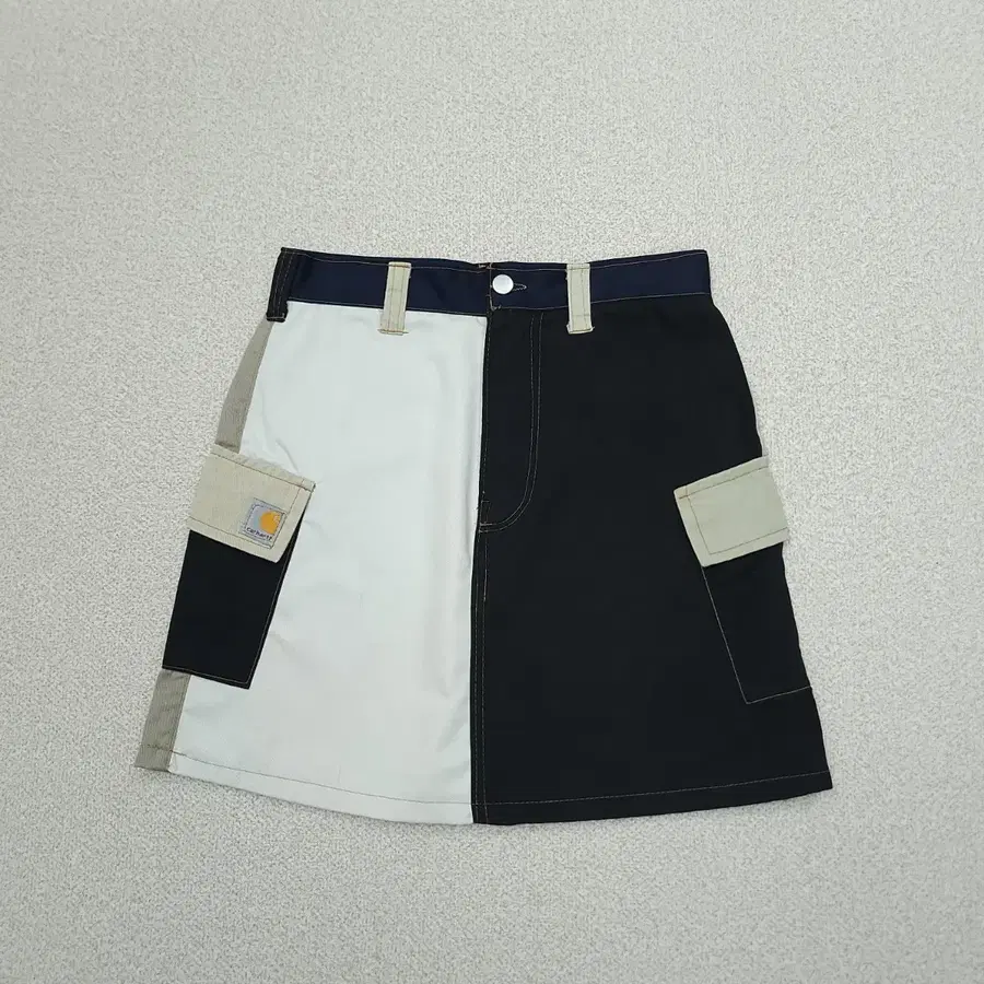(S)칼하트 커스텀 여성 패치워크 미니 스커트 W5094