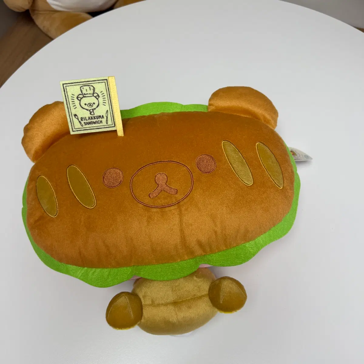 리락쿠마 햄버거 샌드위치 인형
