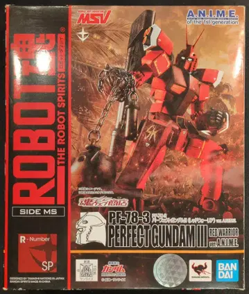 BANDAI SPIRITS ROBOT혼 [ SIDE MS ] 프라모쿄시로 퍼펙트 건담 III 레드 워리어 ver.A.N.I.M.E