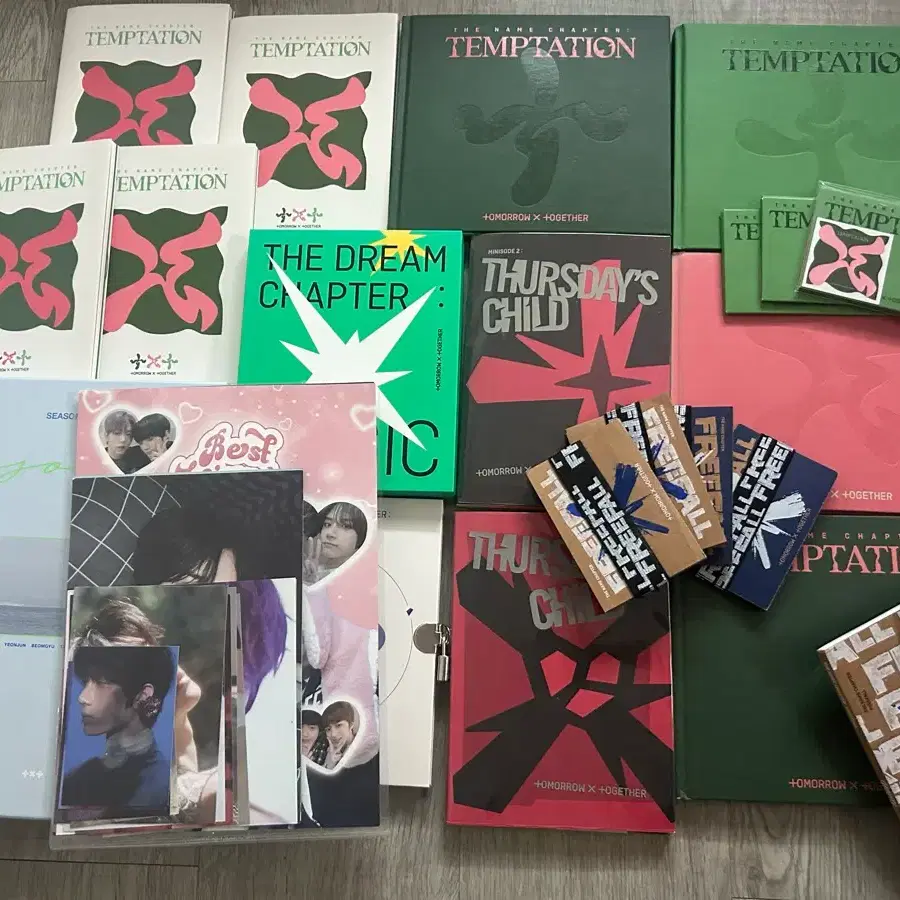 투바투 개봉앨범,포카 일괄