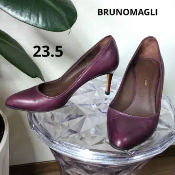 [ 이탈리아제 ] BRUNOMAGLI 펌프스 보르도 23.5 천연 가죽