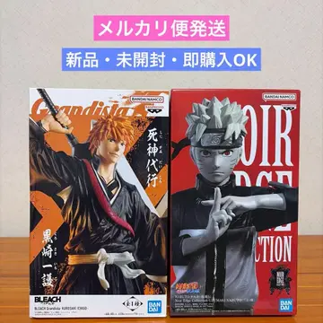 BLEACH Grandista 쿠로사키 이치고 & NARUTO 나루토 피규어