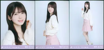 노기자카46 회장 한정판 브로마이드 츠츠이 아야메 2025.May-III 레이어드 상의 컴프