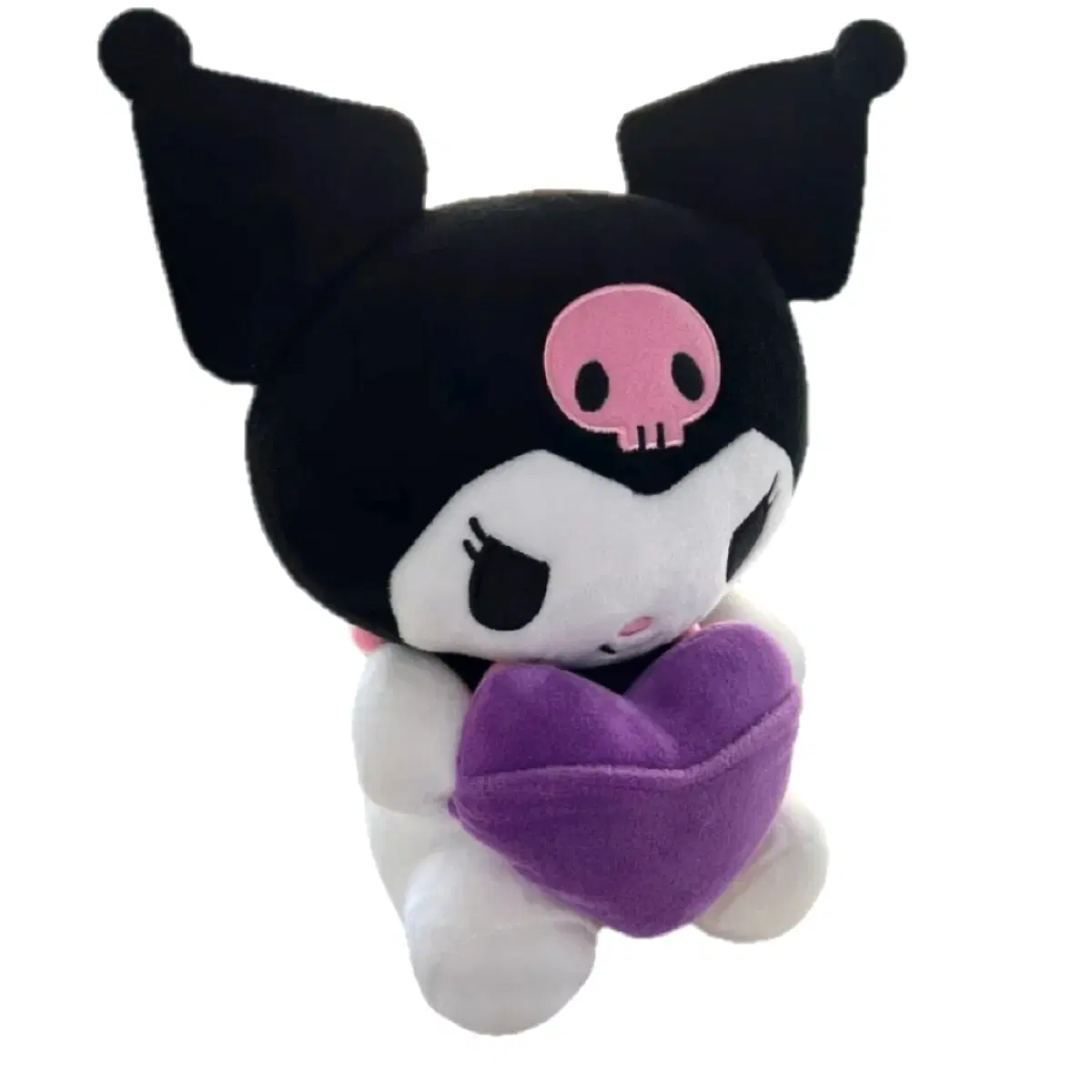 산리오 쿠로미 보라 하트 인형 정품