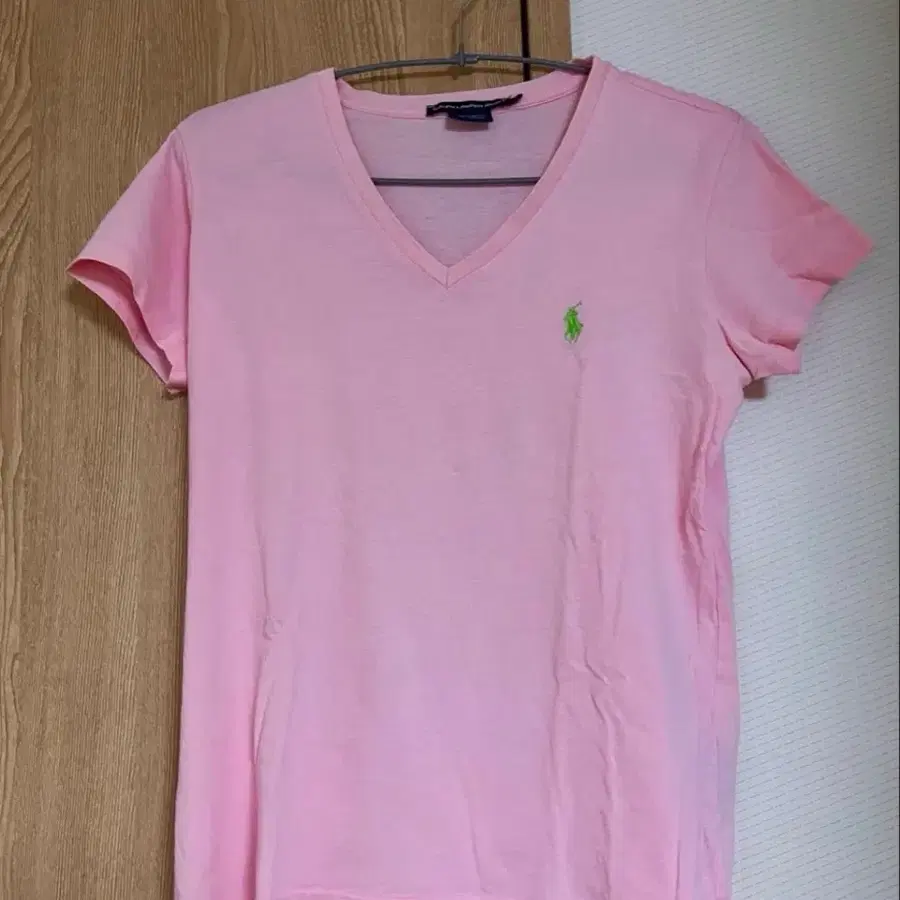 폴로 랄프로렌 핑크 반팔 티셔츠
