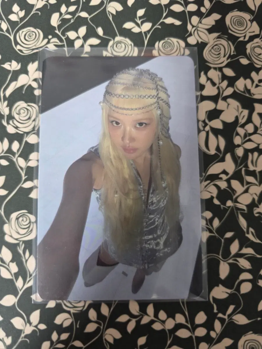 블랙핑크 블핑 포토카드 포카 로제 rosie BLACKPINK BP 데드라인 Deadline 실버