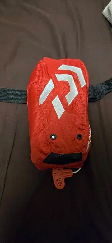 다이와 구명 조끼 허리 타입 레드