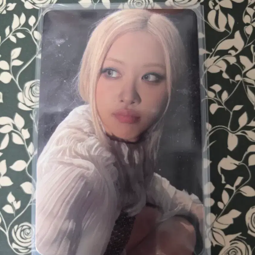 BLACKPINK フォトカードポカ ロゼ rosie BLACKPINK BP デッドライン Deadline シルバー