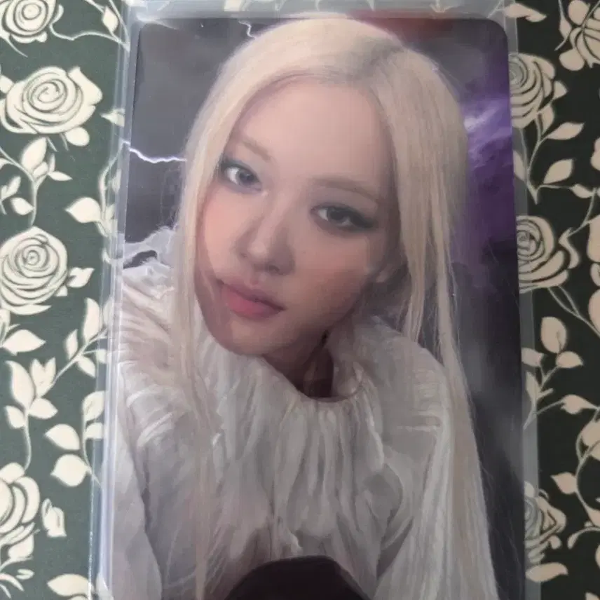 BLACKPINK フォトカードポカ ロゼ rosie BLACKPINK BP デッドライン Deadline シルバー