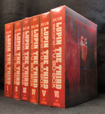 바프 애니메이션 Blu-ray 루팡 3세 second-TV BD-BOX 전 6권 세트
