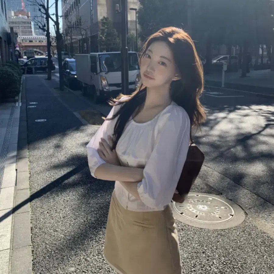 당일배송) 제니오 베이비돌 7부 블라우스