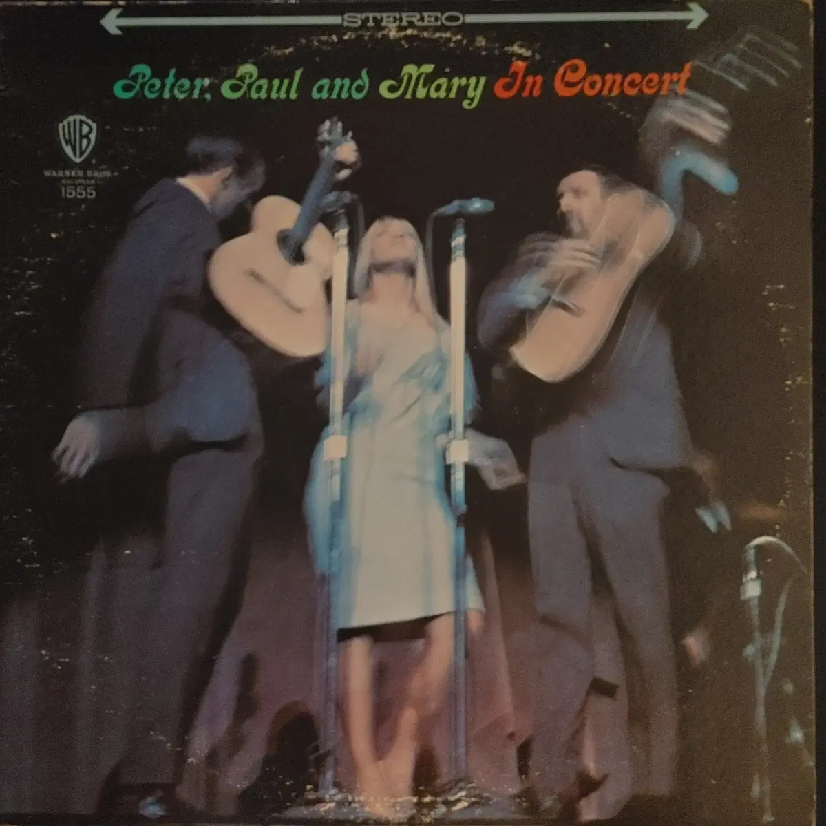 ORIGINAL FOLK LP - PETER PAUL & MARY/IN CONCERT