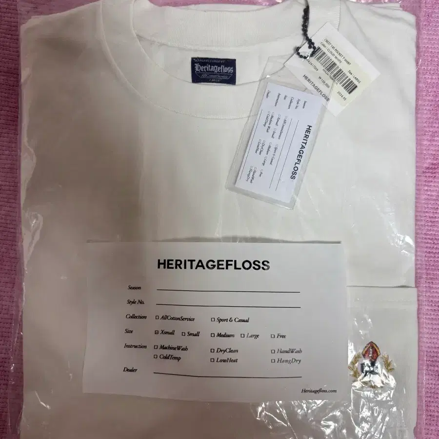 헤리티지 플로스 반팔