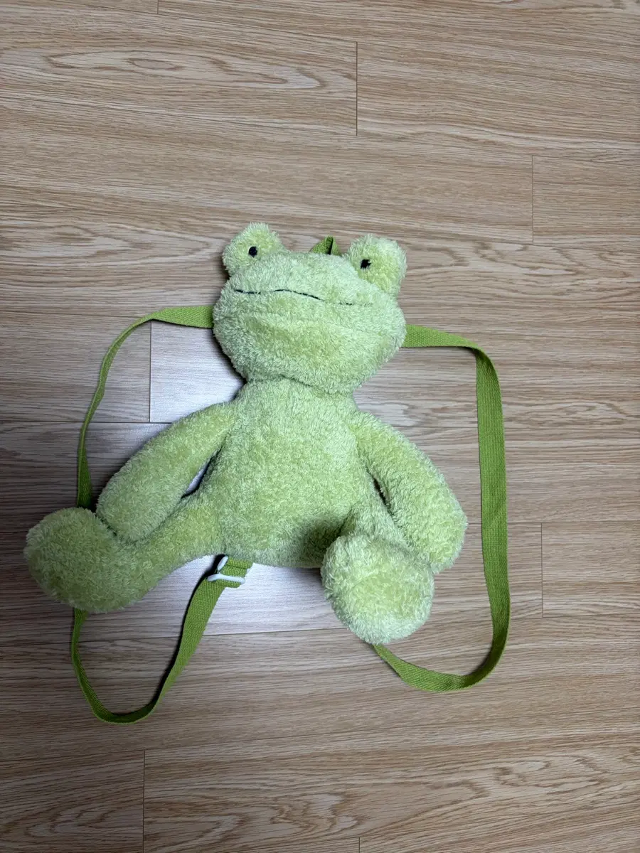 경주월드 개구리 인형가방