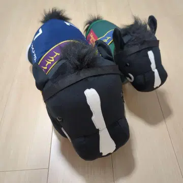 경주마 봉제 인형 2체 세트 아이돌 호스