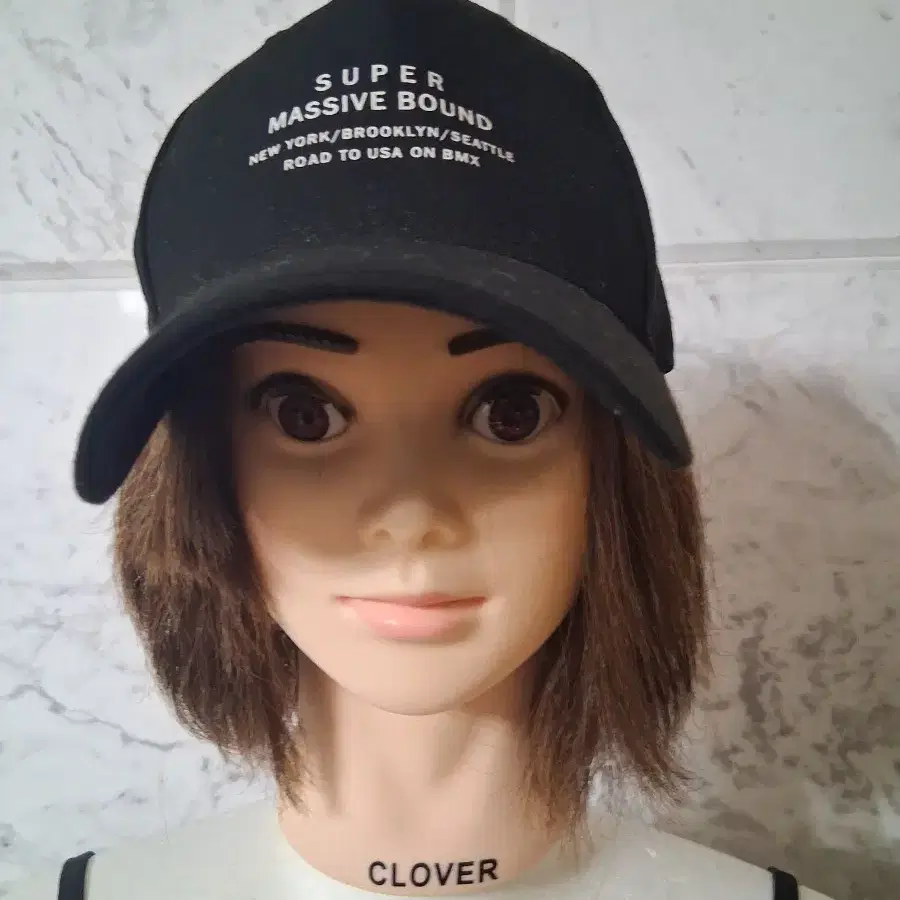 클로버 볼캡 블랙