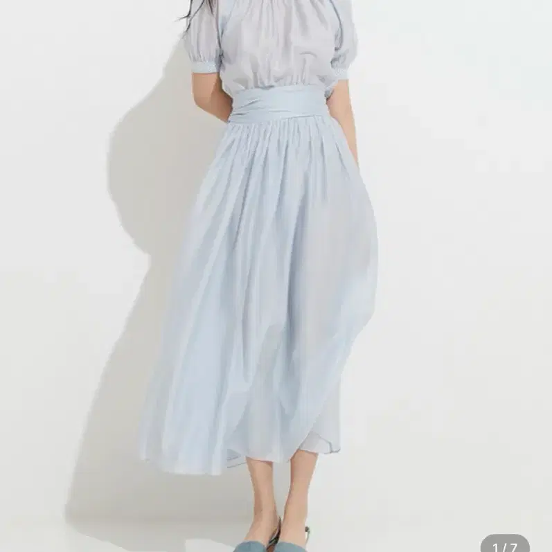 하나보 드레스 스카이블루
