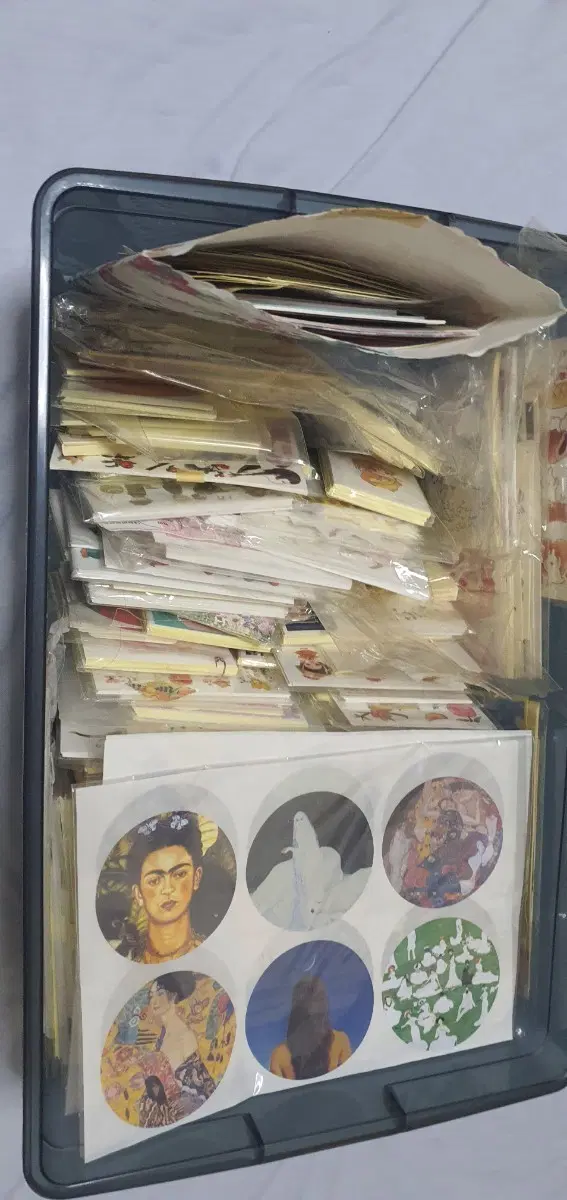 문구박스 인스 스티커 떡메 처분