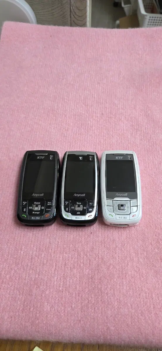 SCH-V960, SPH-V9600 핑거마우스폰블랙 실버 화이트 3대 일괄