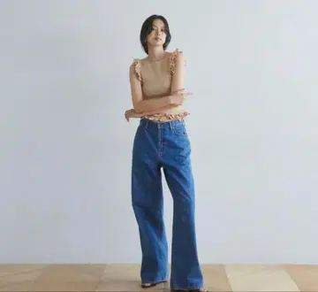 [새상품] SeaRoomlynn 하이웨스트 와이드 스트레이트 25인치