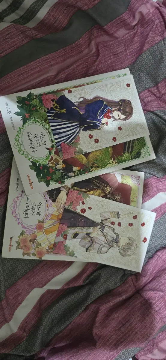 어느날 공주가 되어버렸다 만화책 1,2권