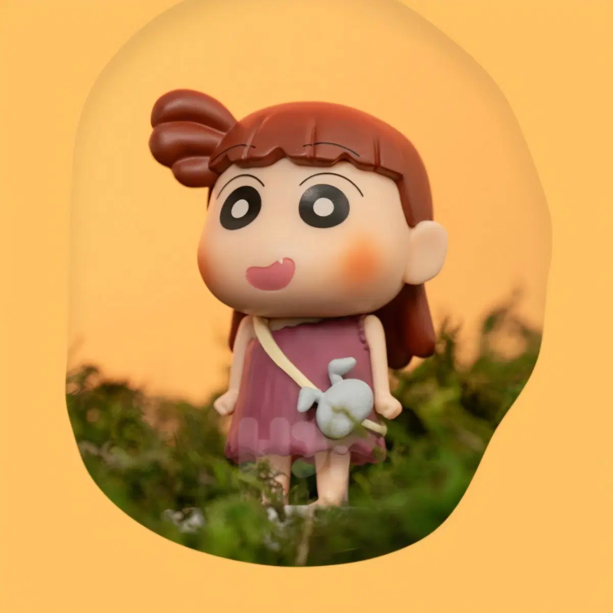 [UY/미개봉] 7.6cm 짱구는못말려 피규어 원시시대 유리