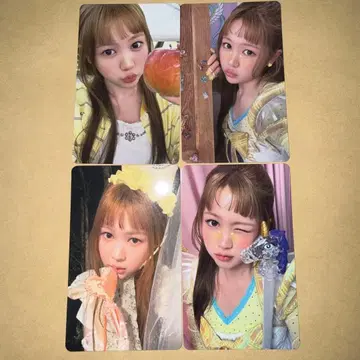 Hearts2Hearts 트레이딩 카드 타워 레코드 HMV 럭키 드로우 4종 예온 1