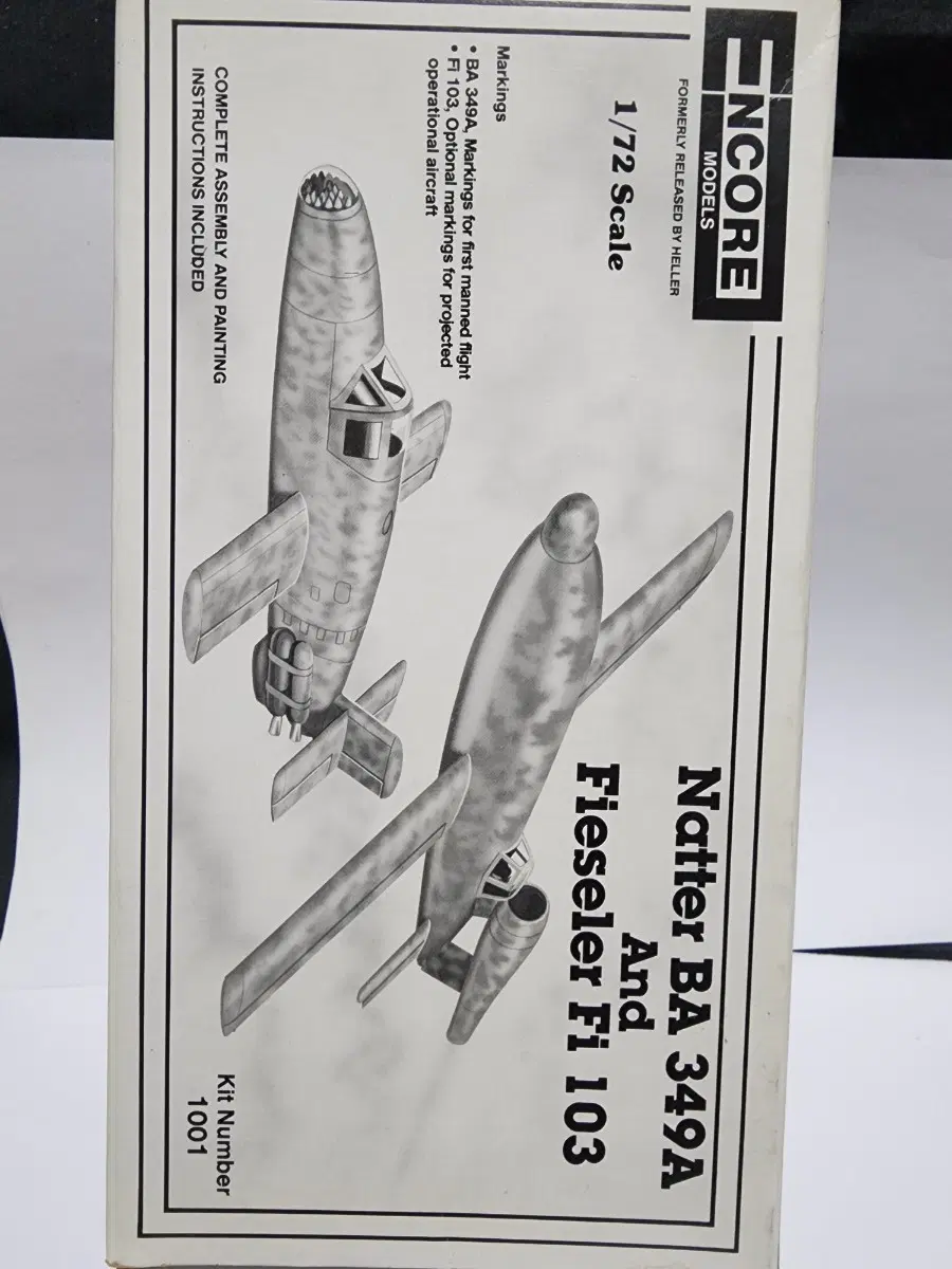 NCORE 1/72 네터 BA 349A 피즐러 Fi 103 모델 키트
