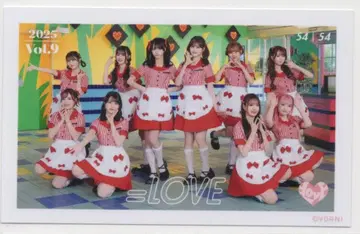 =LOVE 2025 VOL.9 집합 미니 포토 카드 54/54