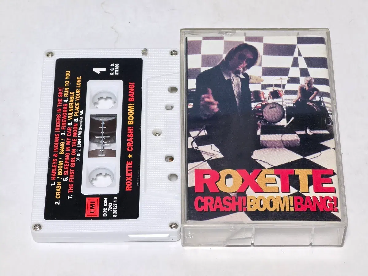Roxette(록셋) - Crash! Boom! Bang! 정규 카세트테이프