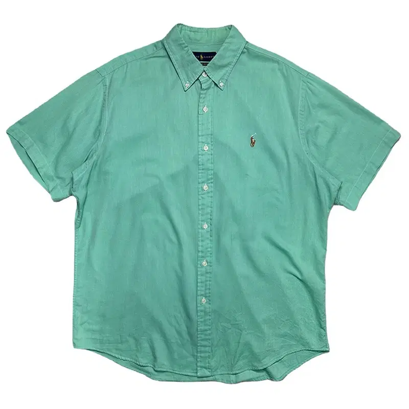 POLO RALPH LAUREN 반팔 셔츠 민트 XL