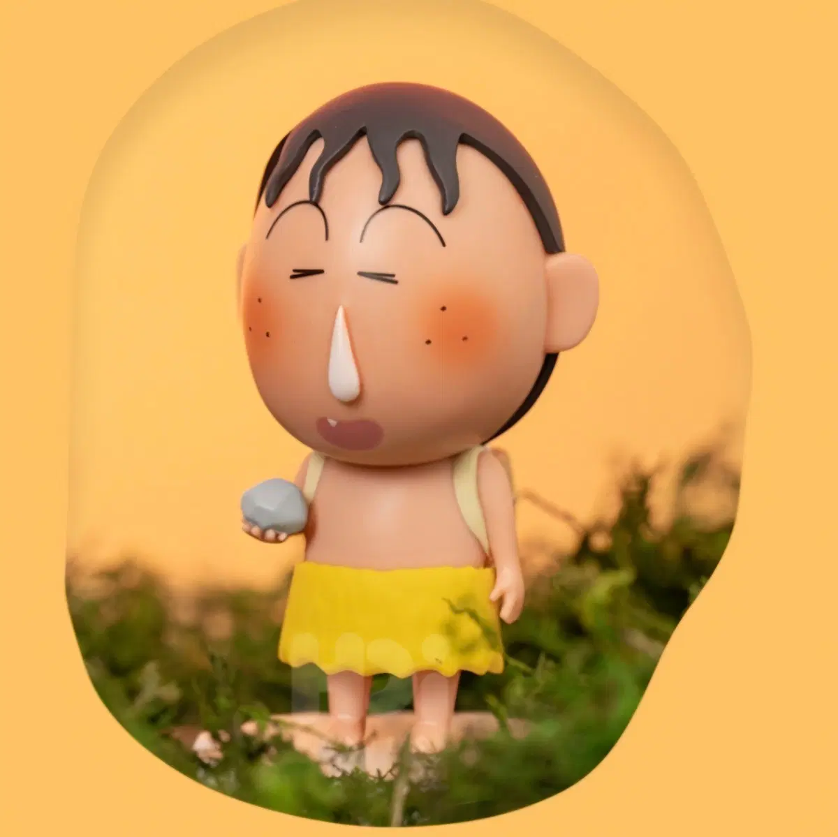 [UY/미개봉] 8.3cm 짱구는못말려 피규어 원시시대 맹구