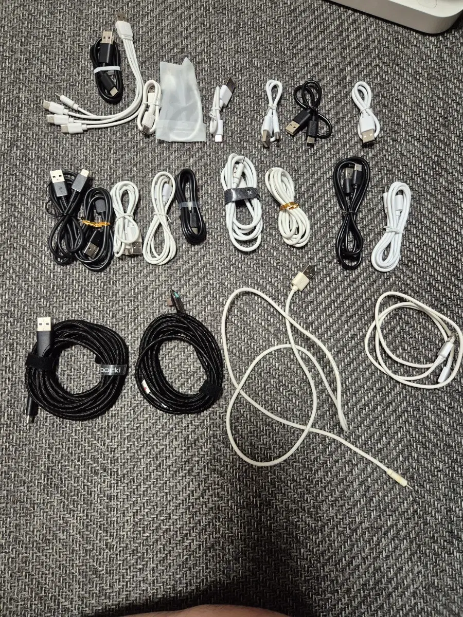 USB c 타입 케이블 충전선 (USB C to USB A) 2개당