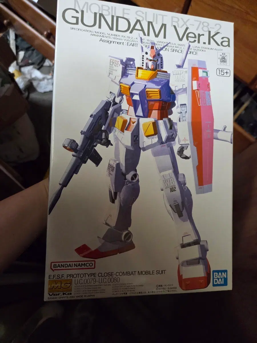 반다이 MG 건담 Ver.Ka RX-78-2  미개봉