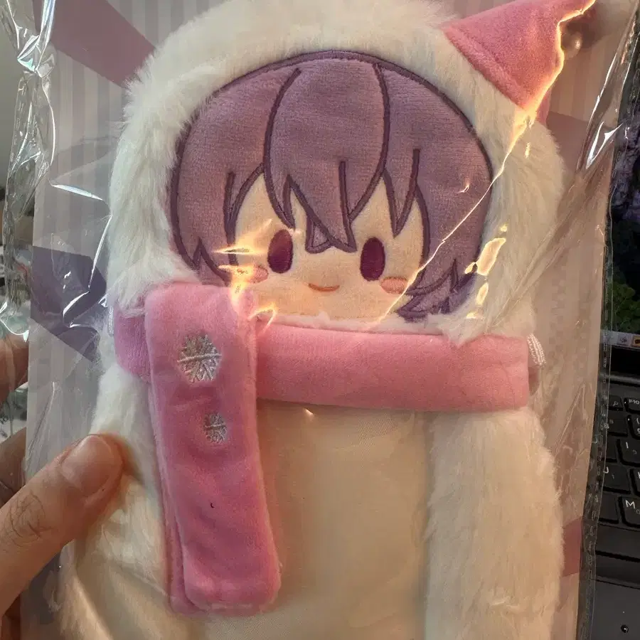 앙스타 탭탭 유메 눈사람 파우치 가방
