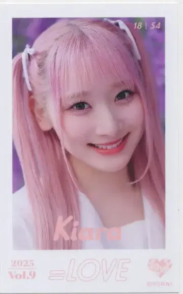 =LOVE 2025 VOL.9 사이토 쥬아라 미니 포토 카드 18/54