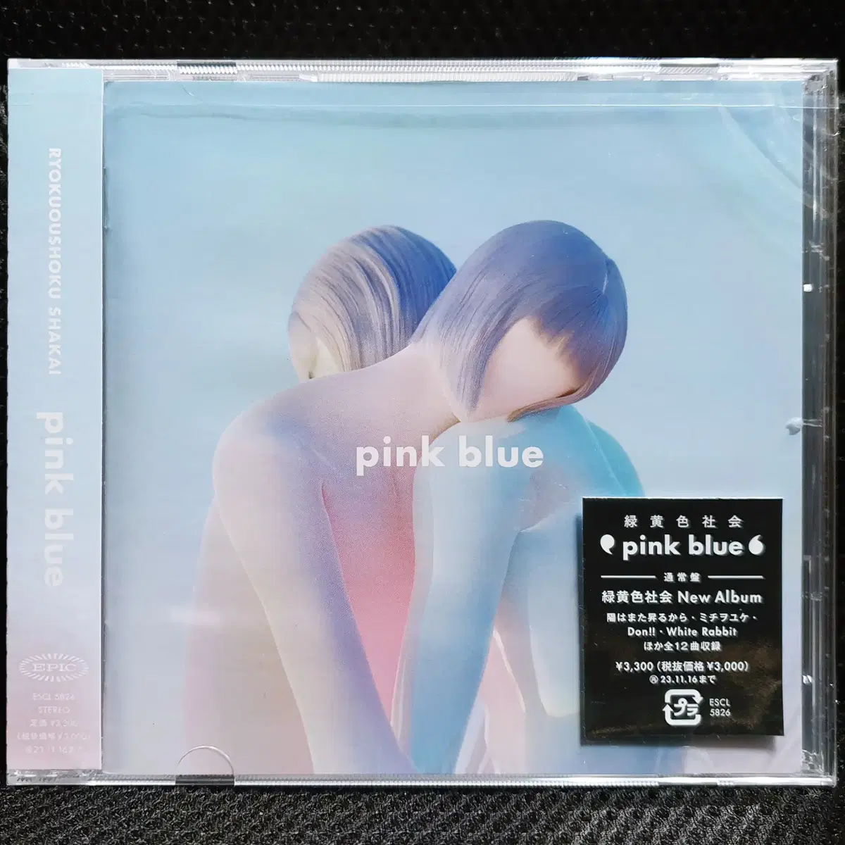 녹황색사회 pink blue CD 미개봉 신품