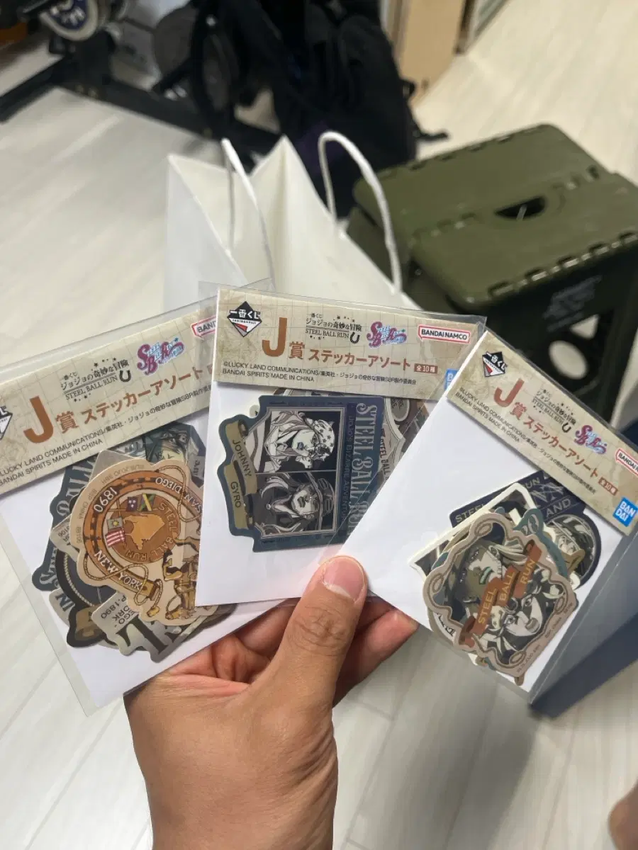 제일복권 죠죠의 기묘한 모험 스틸볼런 J상 스티커