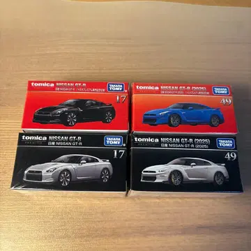 토미카 프리미엄 NISSAN GT-R 4대 세트 출시 기념 사양