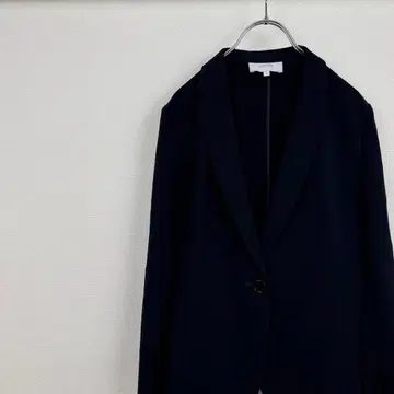 UNTITLED 테일러드 자켓 2 다크 네이비 1버튼 세탁 가능 출퇴근 M 상당
